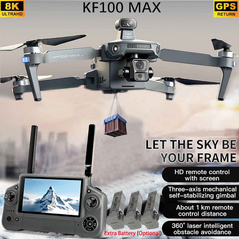 Drone Gimbal - KF100 MAX GPS Дрон 4K Камера